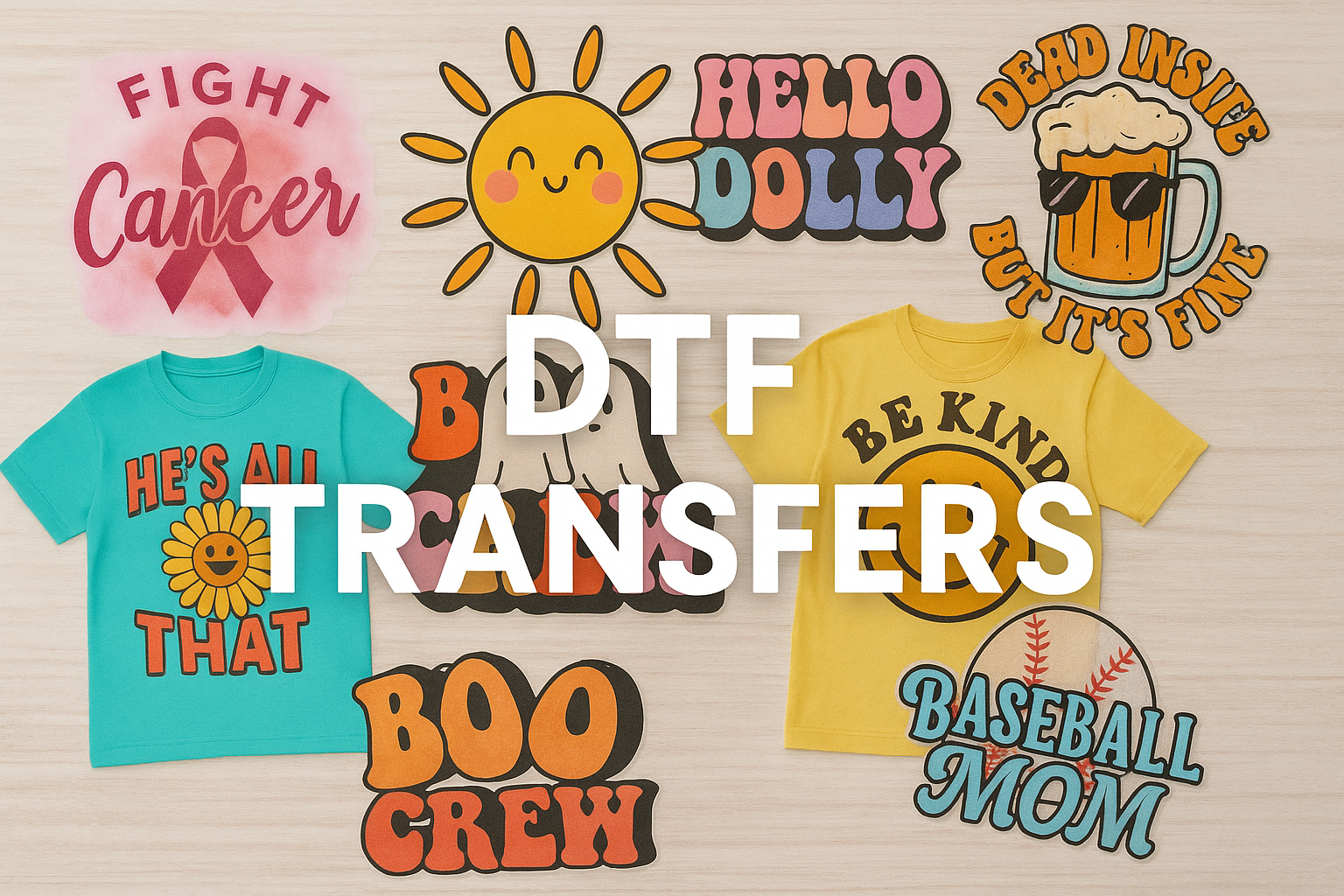 DTF Transfers - Vinyl Creation Supply
