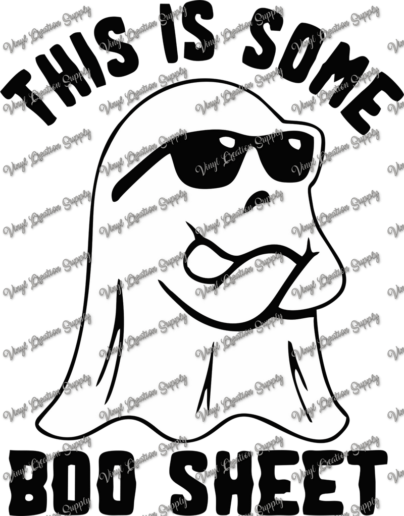 Boo Sheet Black – DIY Shirts & More