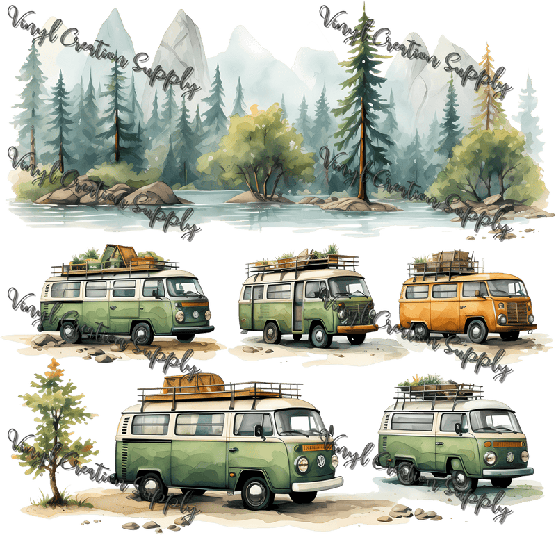 Camping Collage – VCS' DIY Shirts & More