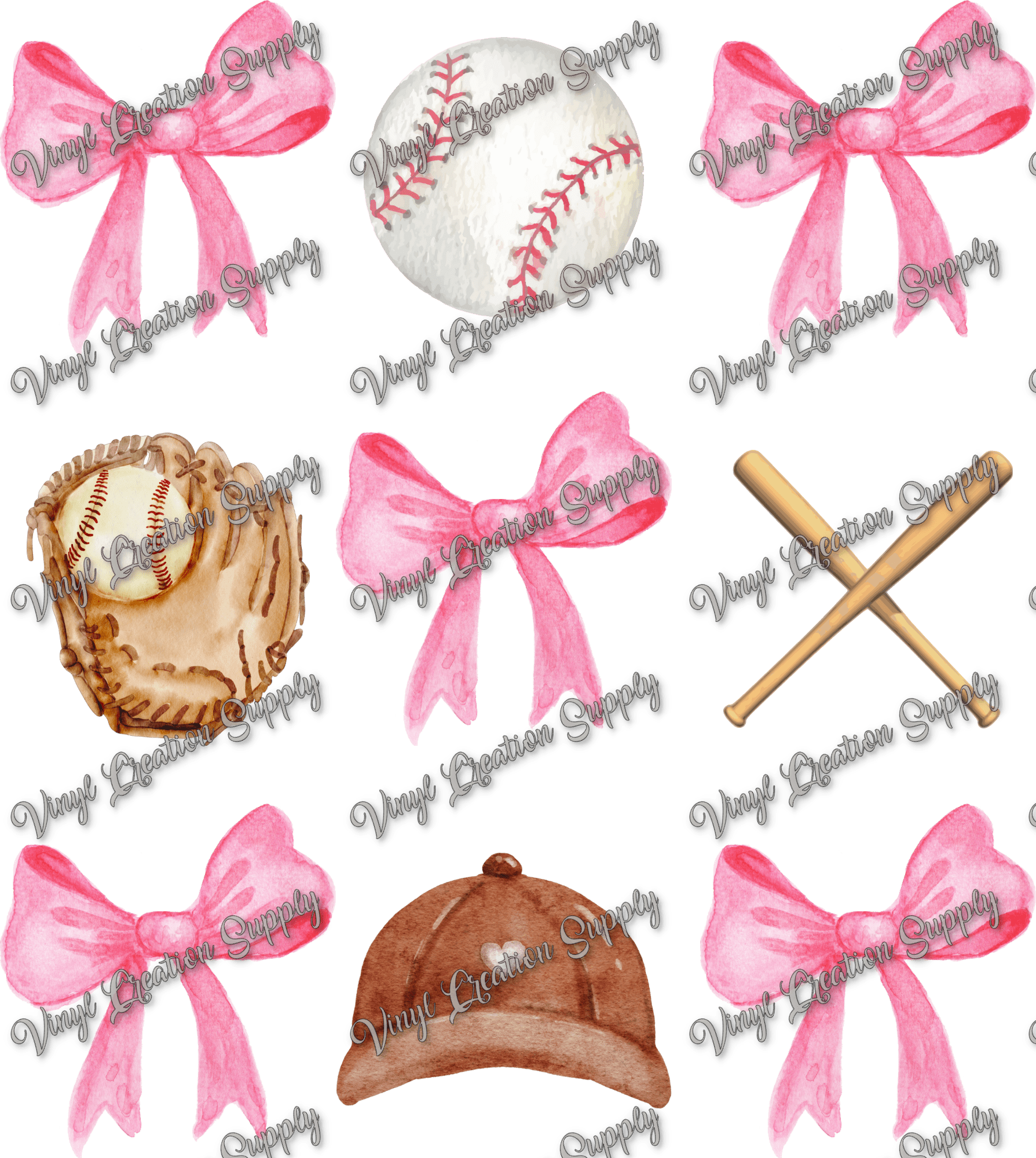 Coquette Baseball Collage – VCS' DIY Shirts & More