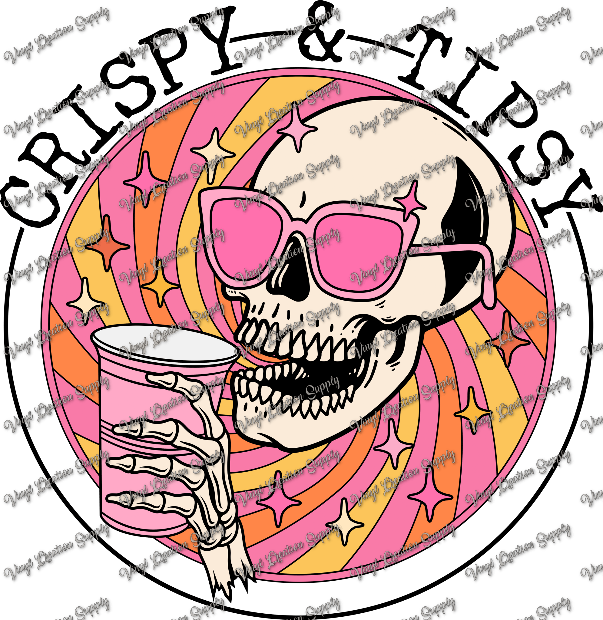 Crispy & Tipsy Skeleton – DIY Shirts & More