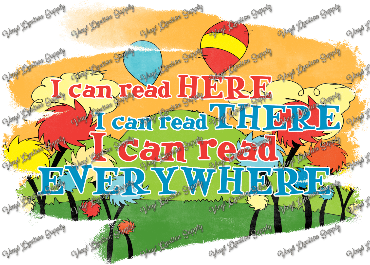 I Can Read Here or There – VCS' DIY Shirts & More