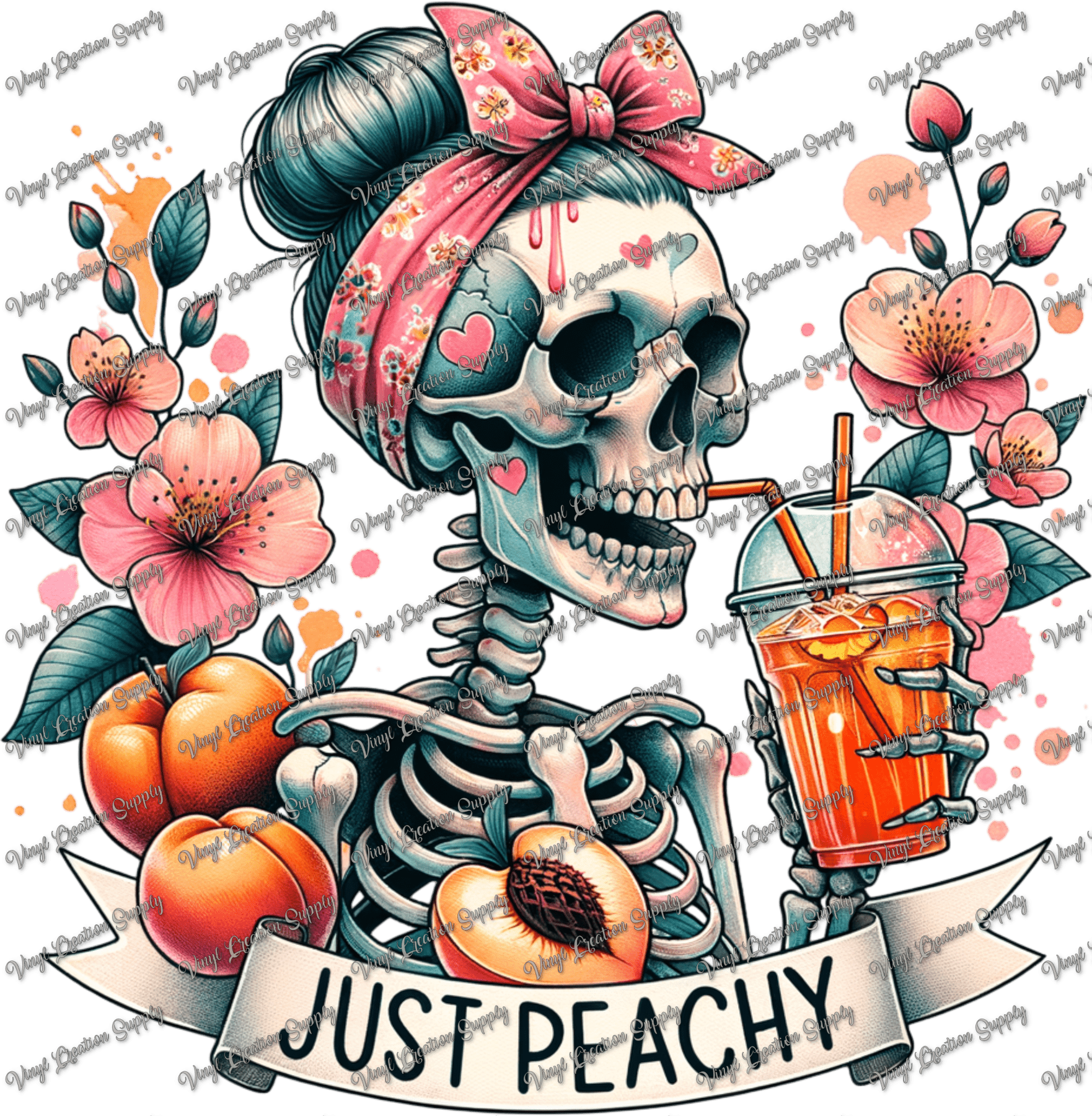 Just Peachy Skeleton – VCS' DIY Shirts & More