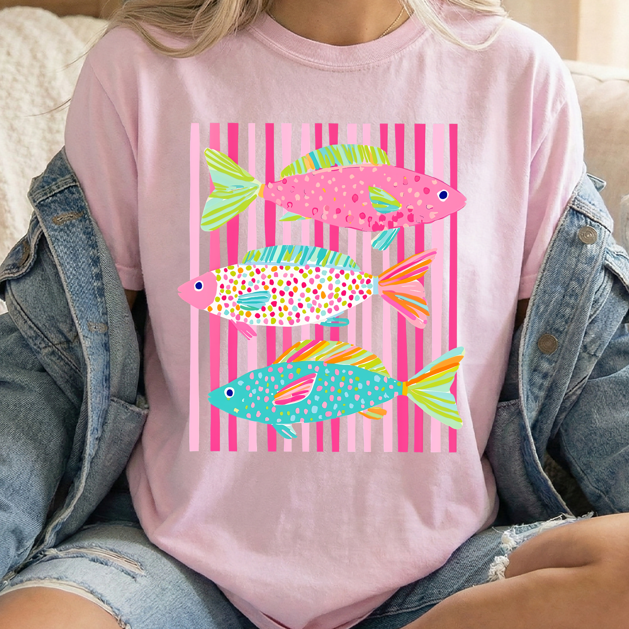 Preppy Fish Pink – DIY Shirts & More