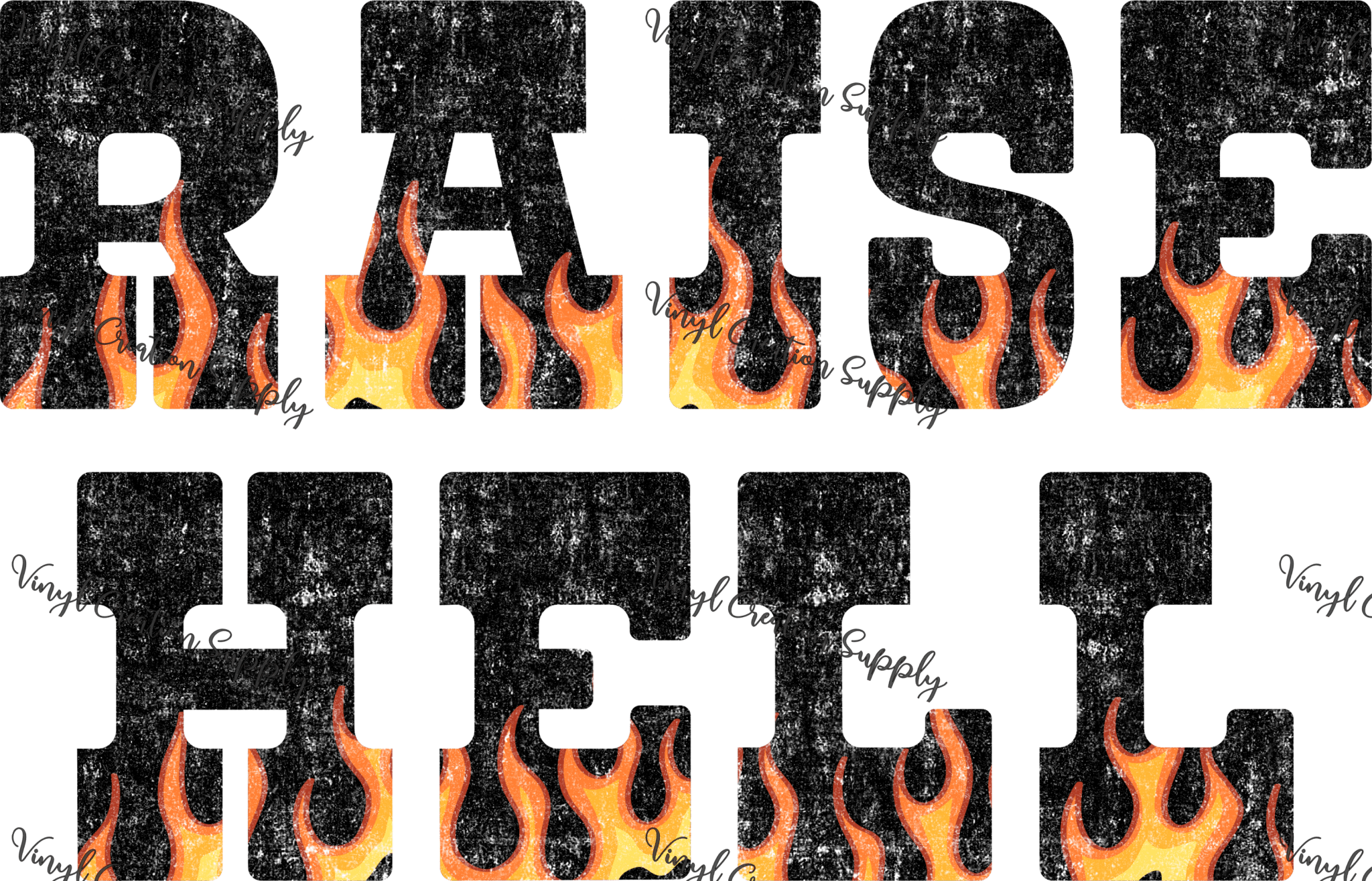 Raise Hell Flames – DIY Shirts & More