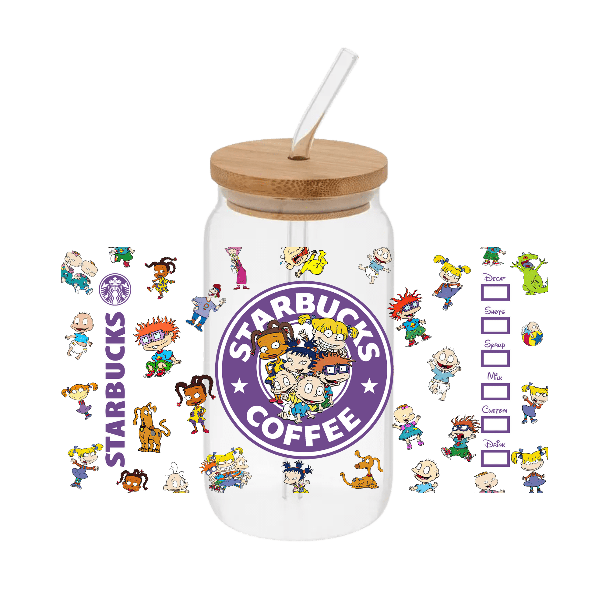Rugrats Starbucks– Printed Wrap – VCS' DIY Shirts & More