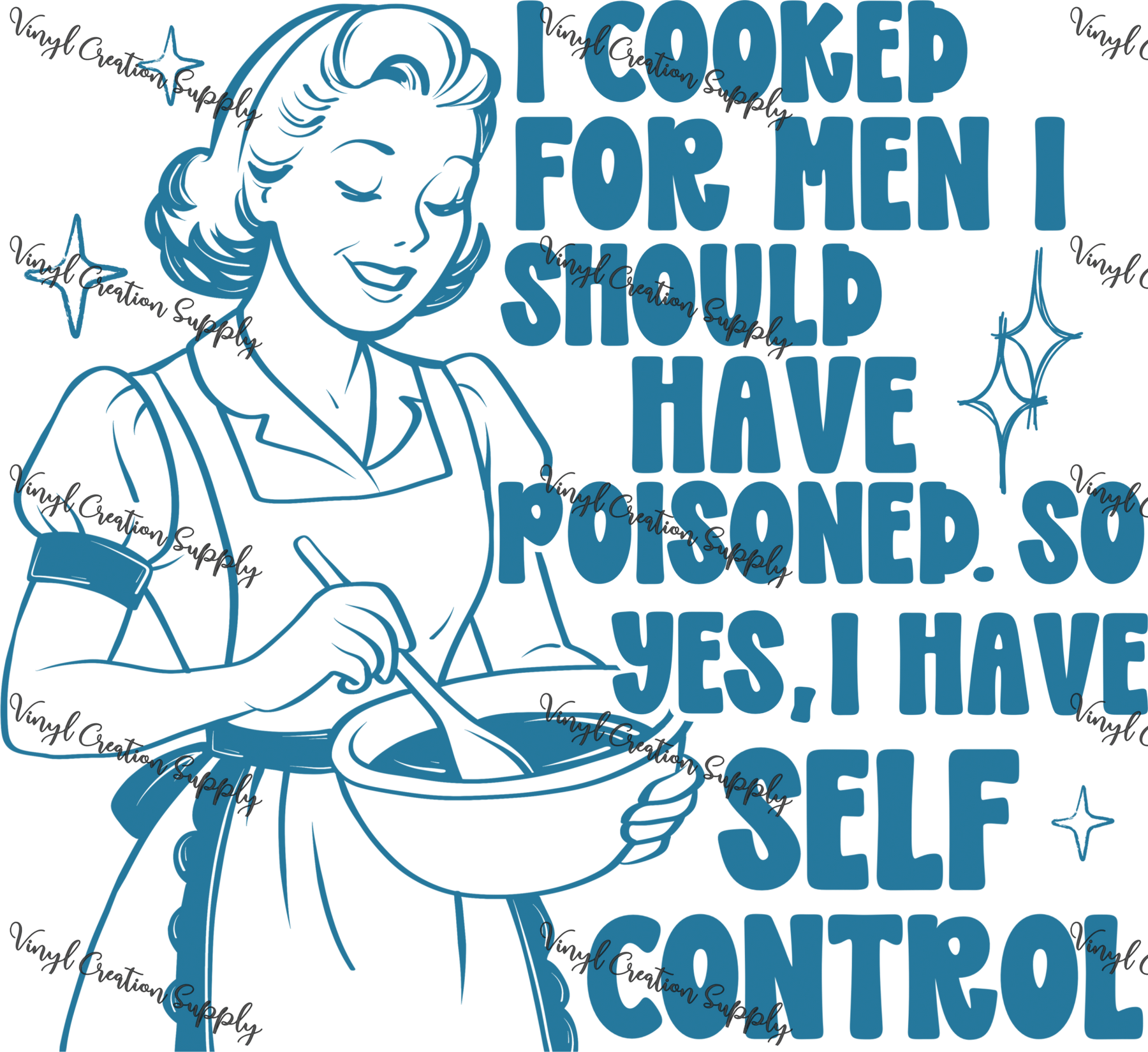 Self Control Blue – VCS' DIY Shirts & More